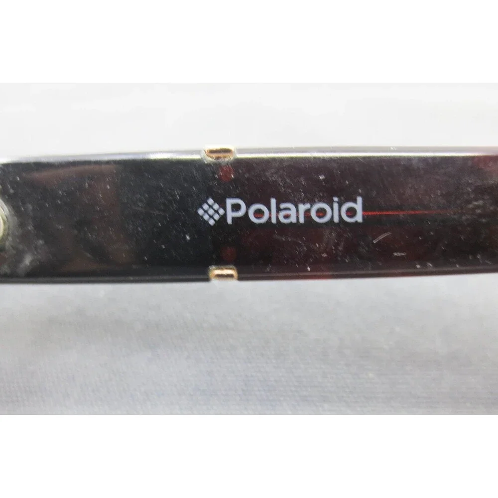 Polaroid V8408H REH87 Tortoise Oval Eyeglass Frames 56-15-130 Dark Brown Gold